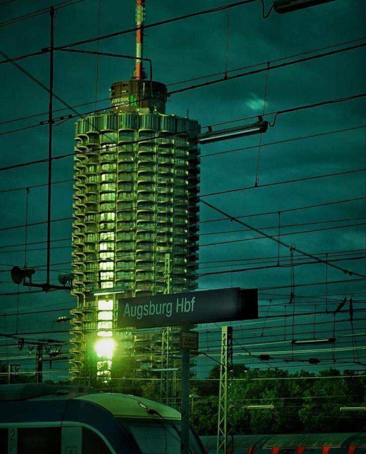 Suite-Xxi City View Hotelturm Augsburg Exteriör bild